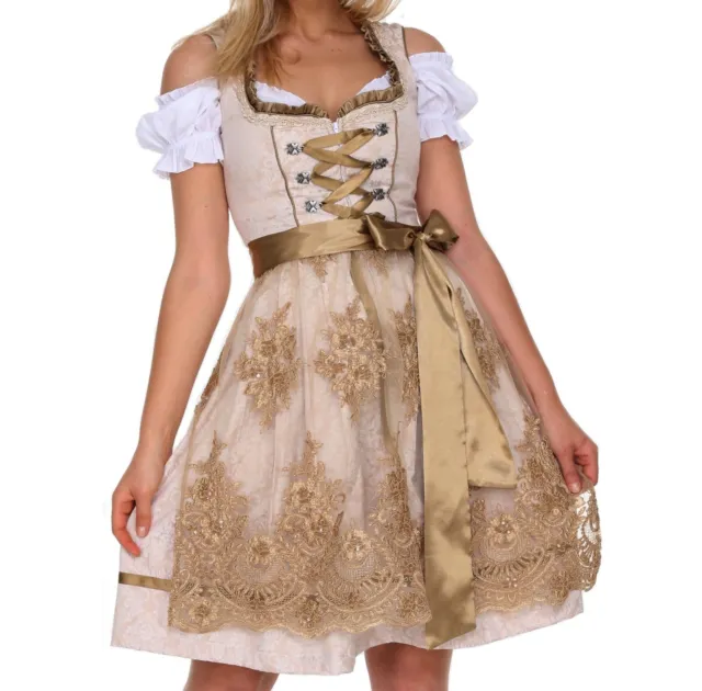 0600 Dirndl Oktoberfest German Austrian Dress Sizes: 4.6.8.10.12.14.16.18.20.22