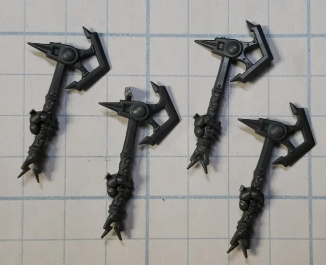 Warhammer Stormcast Eternals Armory Bits Vanguard Hunters Axes x4 Lote