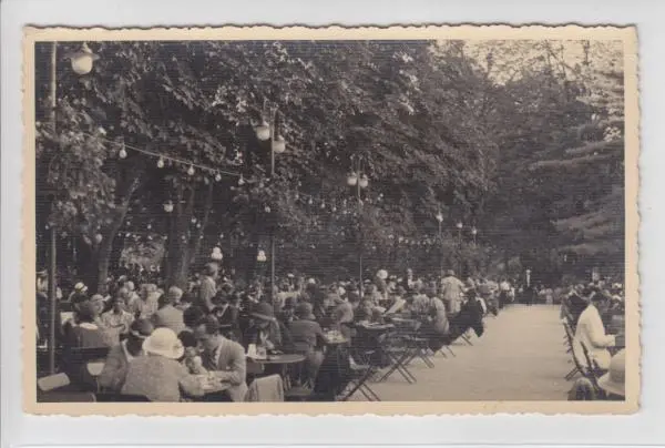 AK Graz ?, Restaurant im Park, Foto-AK 1933