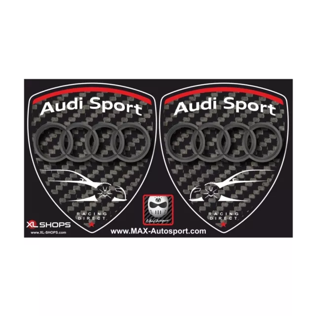 Sticker AUDI SPORT CARBONE aufkleber adesivi A1 A2 TT A3 A4 A5 Q3 Q2 Q5 0081