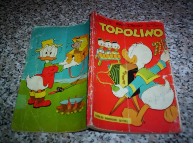Topolino Libretto N.90 Originale Mondadori Disney 1954 Buono Con Bollino