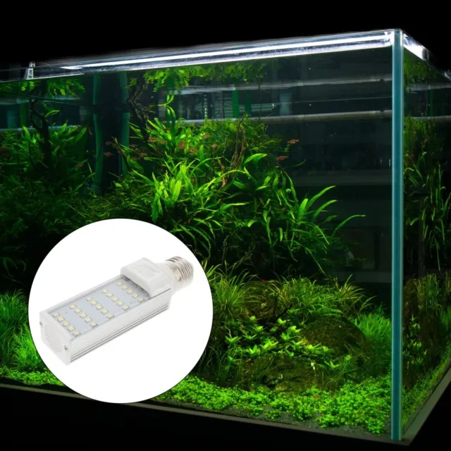 5 W LED Lamp Fish Tank Spiral Light Bulbs Horizontal Small Aquarium