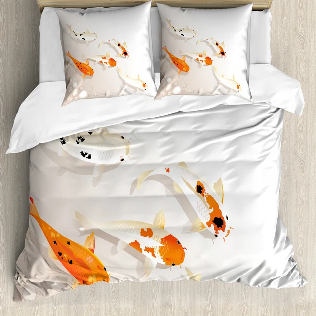ANIMAL HOUSSE DE Couette Poisson traditionnelle Spotted Koi EUR 63,99