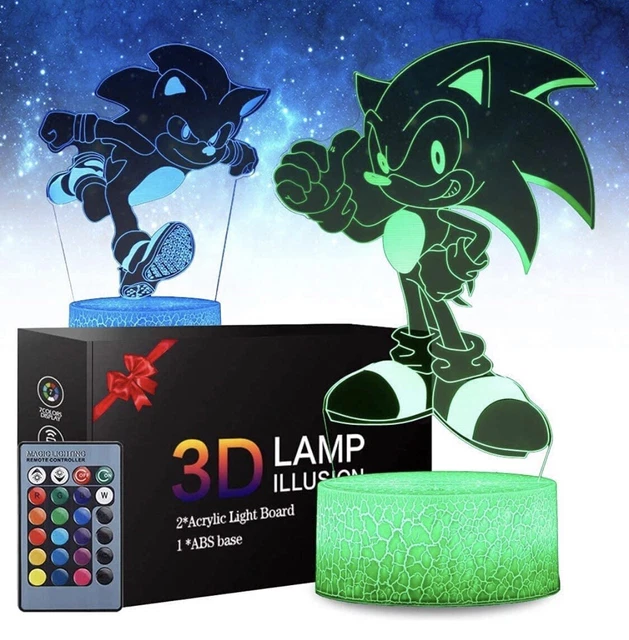 2 Modelli di lampade Notturne di Sonic 3D