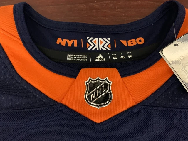 NEW YORK ISLANDERS Reverse Retro 1.0 Adidas Hockey Jersey size 46 NWT ...