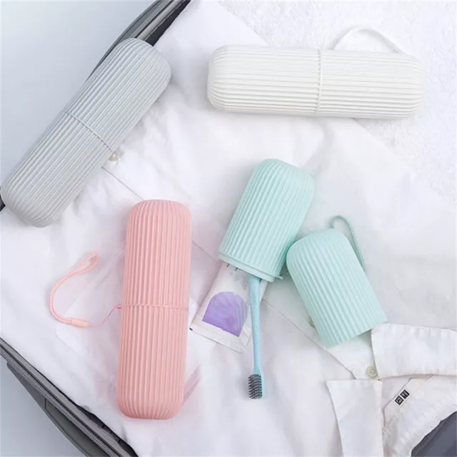 Portable Toothbrush and Toothpaste Storage Box Holder Travel Bathroom Case Cover 3