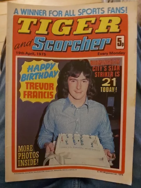 Rare Vintage Collectable Tiger And Scorcher  19th Apr 75 Very Good Condition