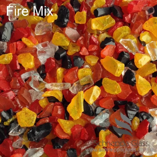 Fire Mix Mix Crushed Glass - 50 grams