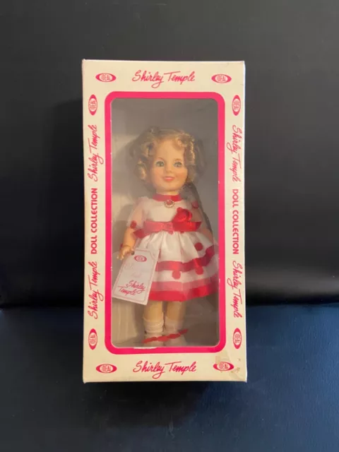 Ideal SHIRLEY TEMPLE doll-Red & White Dress-NIB