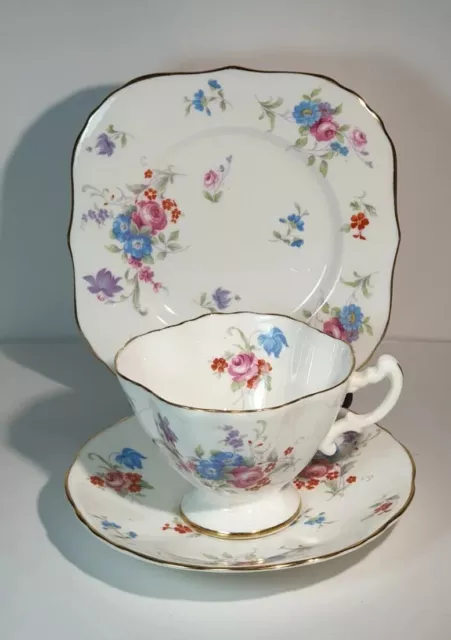 Rare Vintage - Hammersley & Co Longton China Tea Cup, Saucer & Plate - E.C