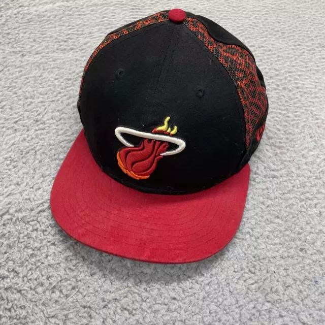 Miami Heat Logo Flatter bill Dad hat baseball cap NBA Basketball fan team adjust