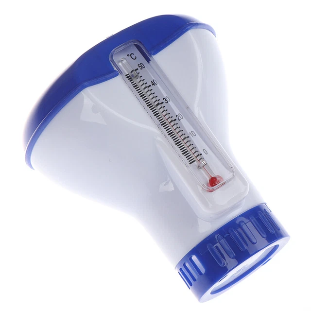 5 Inch Swimming Pool Floating Chemical Chlorine Dispenser with ThermometeHF.t2