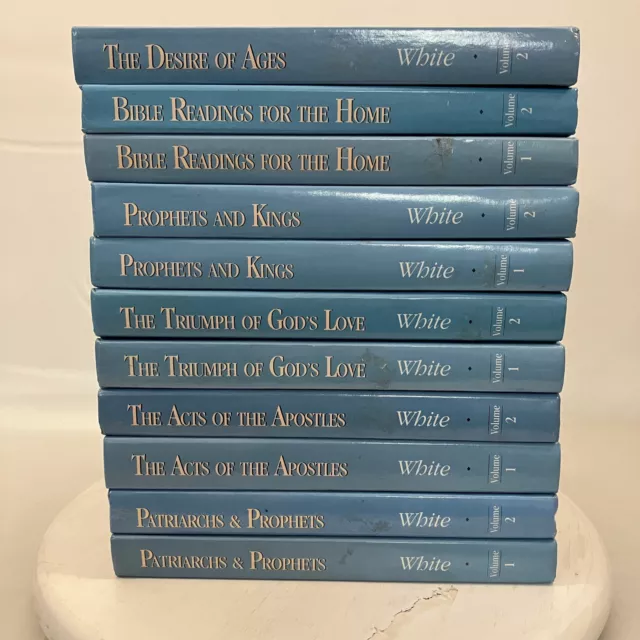 Ellen G White Books 5 set, Vols 1 and 2 Mixed Lot of 11 Apostles God Prophets