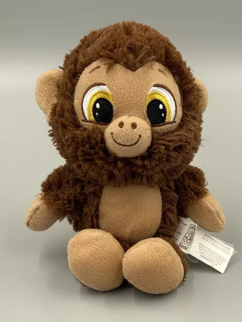 Fiesta 10” Brown Baby Chimp Monkey Plush Stuffed Animal