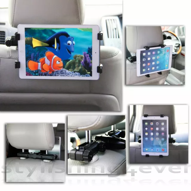 Car Seat Headrest Mount Holder For iPad air 4 3 Samsung Tablet 7-10" Stand Grip 3