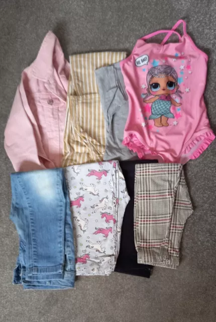 Pacchetto vestiti estivi bambini 7 pezzi età 6-7-8 anni Zara 