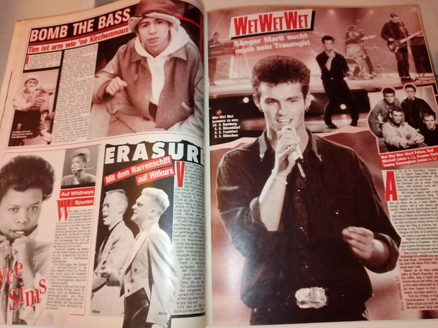 Bravo 14 1988. Eros Ramazzotti, Patrick Swayze Die Ärtze Madonna Bros 17