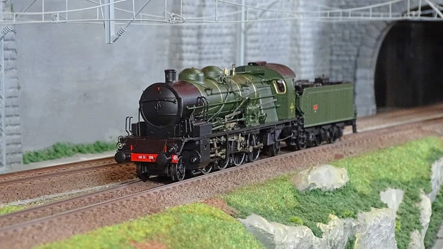 REE MODELES MB-130 Locomotiva a vapore 5-141 E284, SNCF, Modellismo ferroviario - Scala 1:87 - (H0) - Locomotive - Francia | El Taller del Modelista
