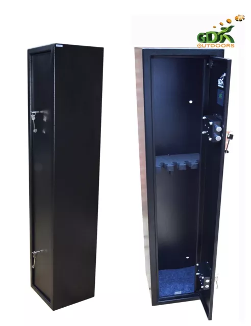 GDK EXTRA DEEP, 6 GUN CABINET,6-8 SHOTGUN SAFE,X-LARGE 3-6 SCOPED RIFLE 1300mm