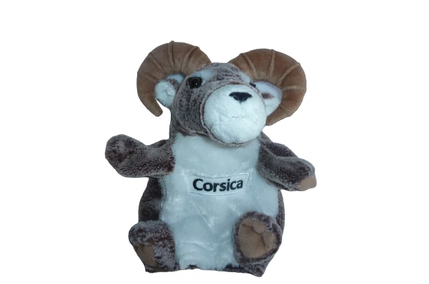 Doudou marionnette bouquetin Dani