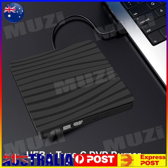 USB 3.0 External DVD RW CD Writer Drive Burner Drive-free Disk Reader Player AU