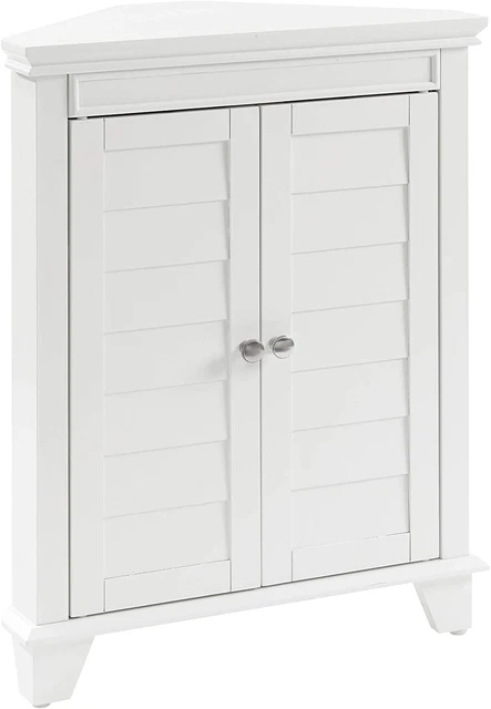 Lydia Corner Cabinet, White