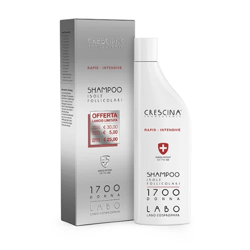 Traitement Anti-chute Labo Crescina Transdermic Rapid-Intensive 1700 Pour Hommes - Neuf