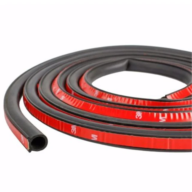 Rubber Seal Insulation Strip Car Door Trunk Edge Guard Moulding Trim Accessories