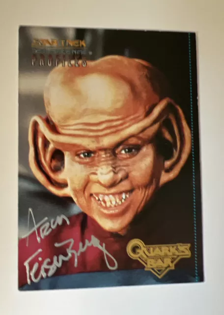 Star Trek Ds9 Memories From The Future Aron Eisenberg Autograph A9 Nog 1969-2019