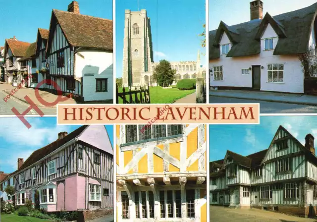 Picture Postcard~ Historic Lavenham (Multiview) [Salmon]