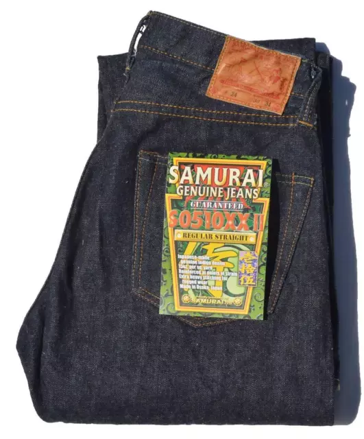 Samurai $355 15oz Otokogi Selvedge Denim Jeans Regular Straight S0510XX-II 36