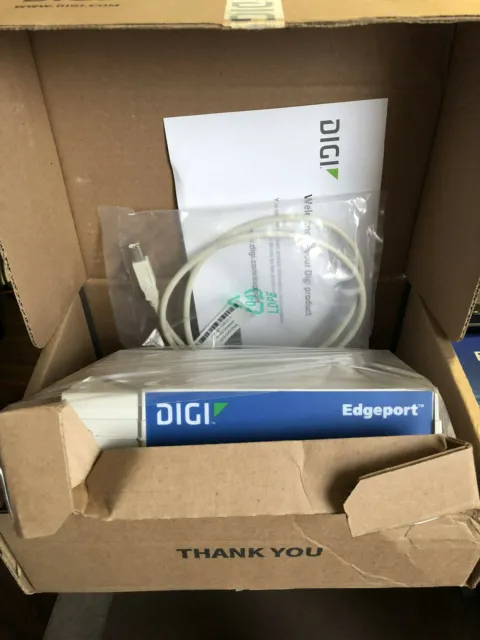 New Digi 301-1002-98 Edgeport/8s USB to Serial DB9M 8 Port Open Retail Boxed