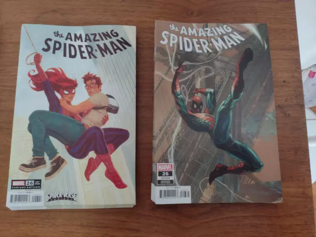 Amazing Spider-Man # 26 Marvel Comics 2023 Lot 2 Variants Death Of Ms Marvel Nm+