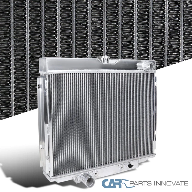 Fits 67-70 Mustang/Falcon 24" 3-Row Manual Transmission Driver Aluminum Radiator