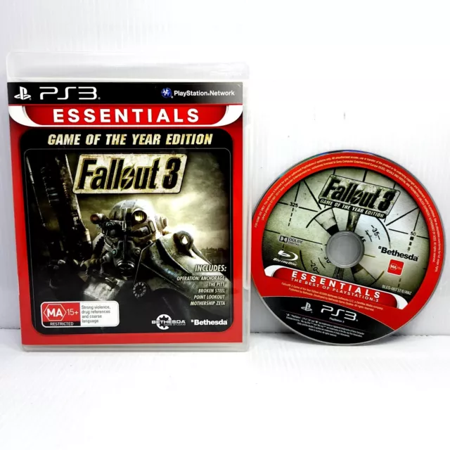 Sony PlayStation 3 - PS3 - 2 Game Bundle: Fallout 3, Fallout New Vegas CIB  Mint