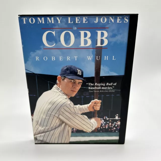 COBB (DVD) Tommy Lee Jones Ty Cobb Baseball Biopic HTF RARE **See Pics**