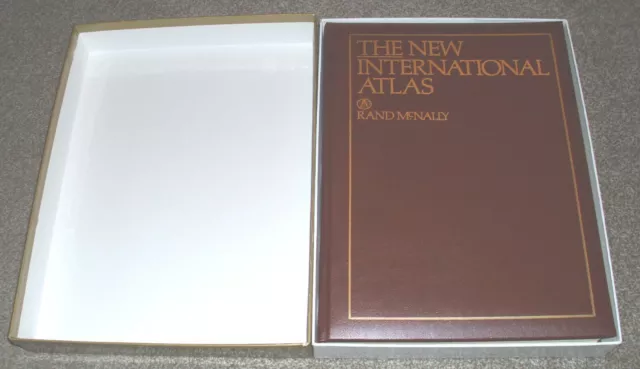 Rand-Mcnally 1993 The New International Atlas Anniversary Edition In Box Nice!!!