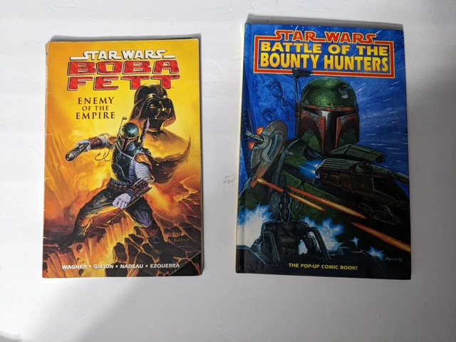 1999 Star Wars Boba Fett Enemy Of The Empire Dark Horse Comics spine is loose