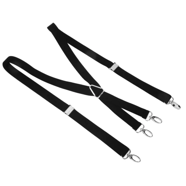 Unisex Suspenders Adjustable Stretchable 2.5x110cm Buckles Pants Suspenders TOH