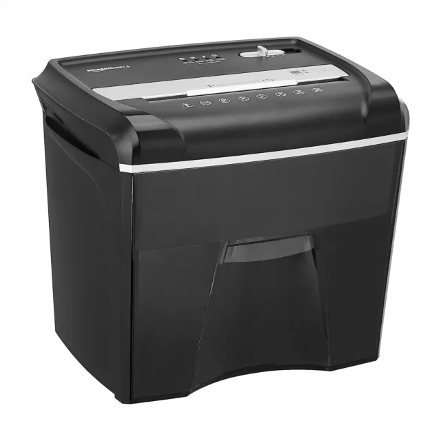 Shredder 12-Sheet Cross-Cut, Paper, CD, and Credit Card Shredder Pullout Basket