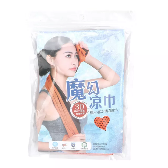 Sports Ice Towel Cold Enduring Cooling Sweat Tool For Gym Jogging Outd 3401 SD