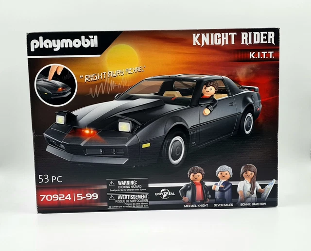 PLAYMOBIL® 70924 | NEU & OVP | Knight Rider K.I.T.T. | 53 Teile | KITT schwarz