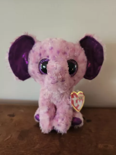 Beanie Boos TY PLUSH - Eva Elephant. TYSILK