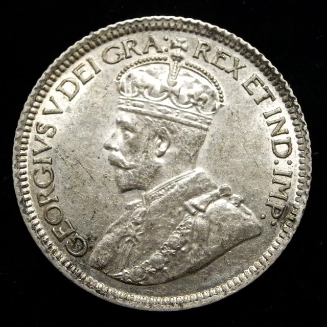 Canada 1929 Silver 10 Cents George Ten Cents 10c High Grade BU ecoinsales