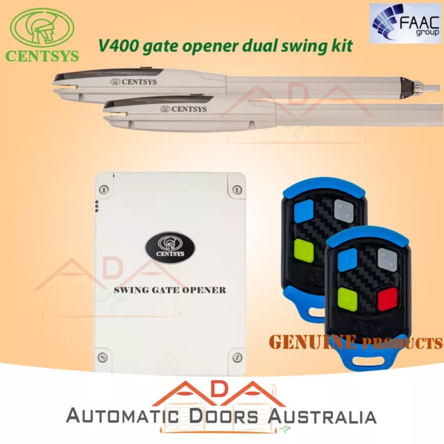 CENTSYS_V400 gate opener dual swing kit