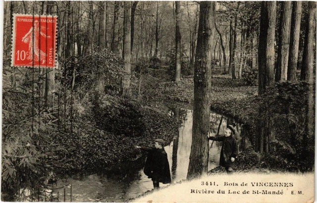 CPA Bois de VINCENNES - Riviere du Lac de St-MANDÉ (519742)