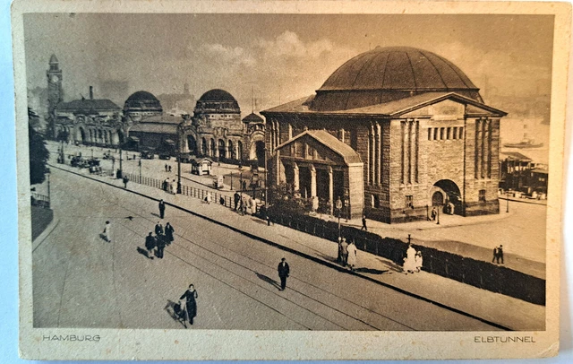 Postkarten Hamburg Elbtunnel