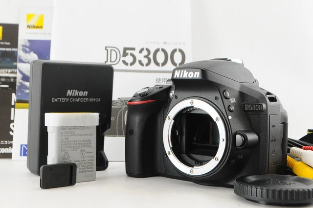 [Near Mint] Nikon D5300 24.2MP Digital SLR Camera Body Shutter Count: 1176