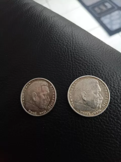 5 reichsmark 1935 und 1936