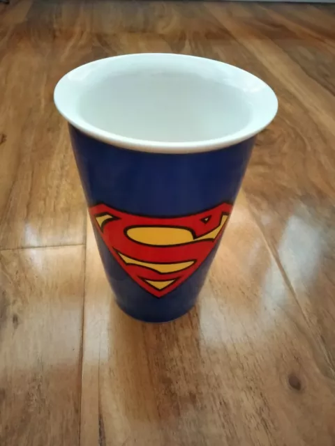 Superman Ceramic Mug Blue 'No Lid'  DC Comics